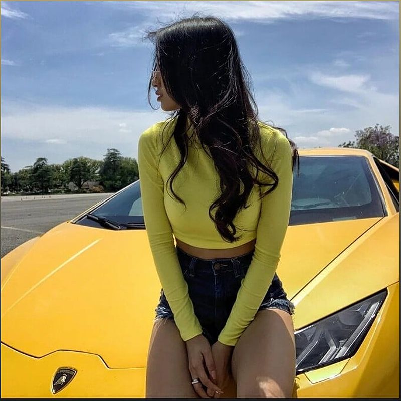 Jessie Lương - Hot girl Việt gốc Mỹ sở hữu siêu xe Lamborghini Aventador - -1553003377