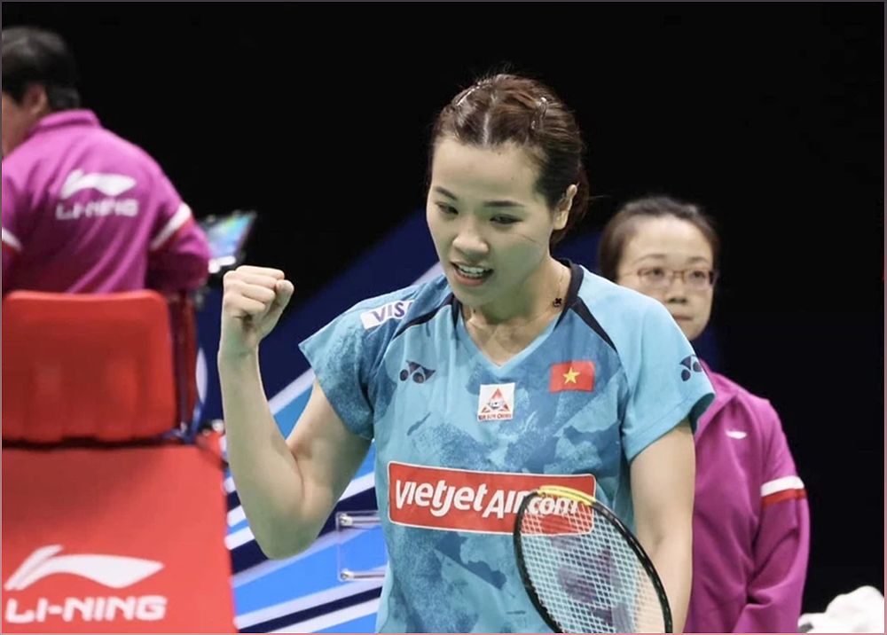 Nguyễn Thùy Linh giành chiến thắng và lọt vào tứ kết giải cầu lông Masters Trung Quốc 2023 - -1207529743