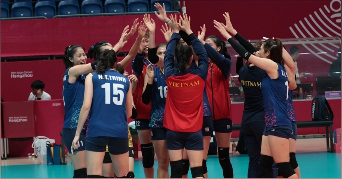 Tuyển bóng chuyền nữ Việt Nam gây bất ngờ lớn khi đánh bại Hàn Quốc tại giải vô địch châu Á 2023 - -702743344