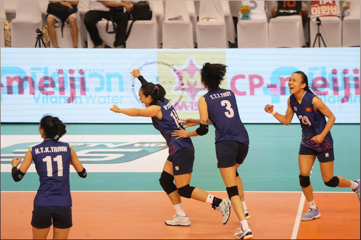 Tuyển bóng chuyền nữ Việt Nam giành chiến thắng ấn tượng trước Hàn Quốc - 1834929903