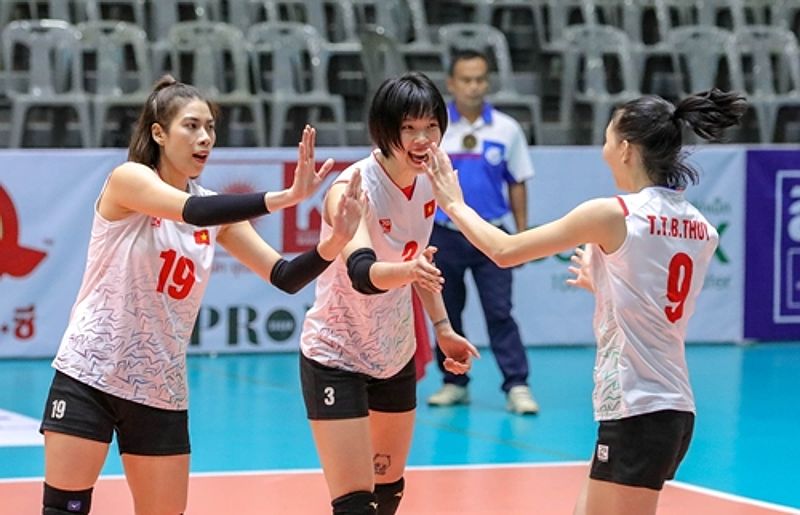 Đội tuyển bóng chuyền nữ Việt Nam vào bán kết Giải vô địch bóng chuyền nữ châu Á 2023 - 1423880521