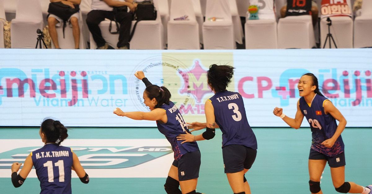 Tuyển bóng chuyền nữ Việt Nam thắng đậm trận ra quân tại giải vô địch châu Á 2023 - 199107960